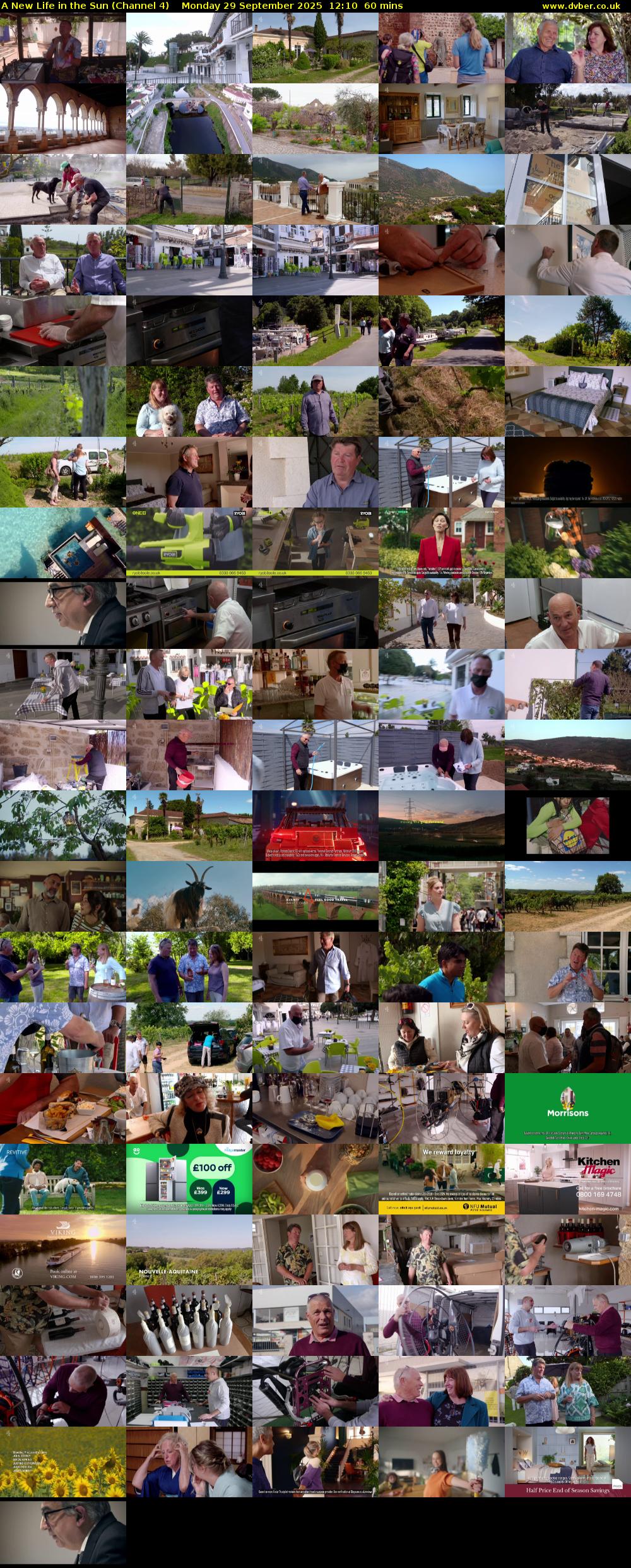 A New Life in the Sun (Channel 4) Monday 29 September 2025 12:10 - 13:10