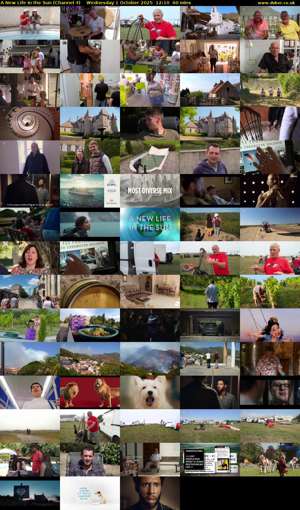 A New Life in the Sun (Channel 4) Wednesday 1 October 2025 12:10 - 13:10