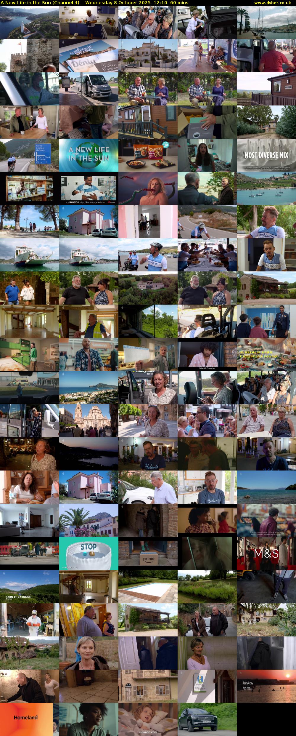 A New Life in the Sun (Channel 4) Wednesday 8 October 2025 12:10 - 13:10