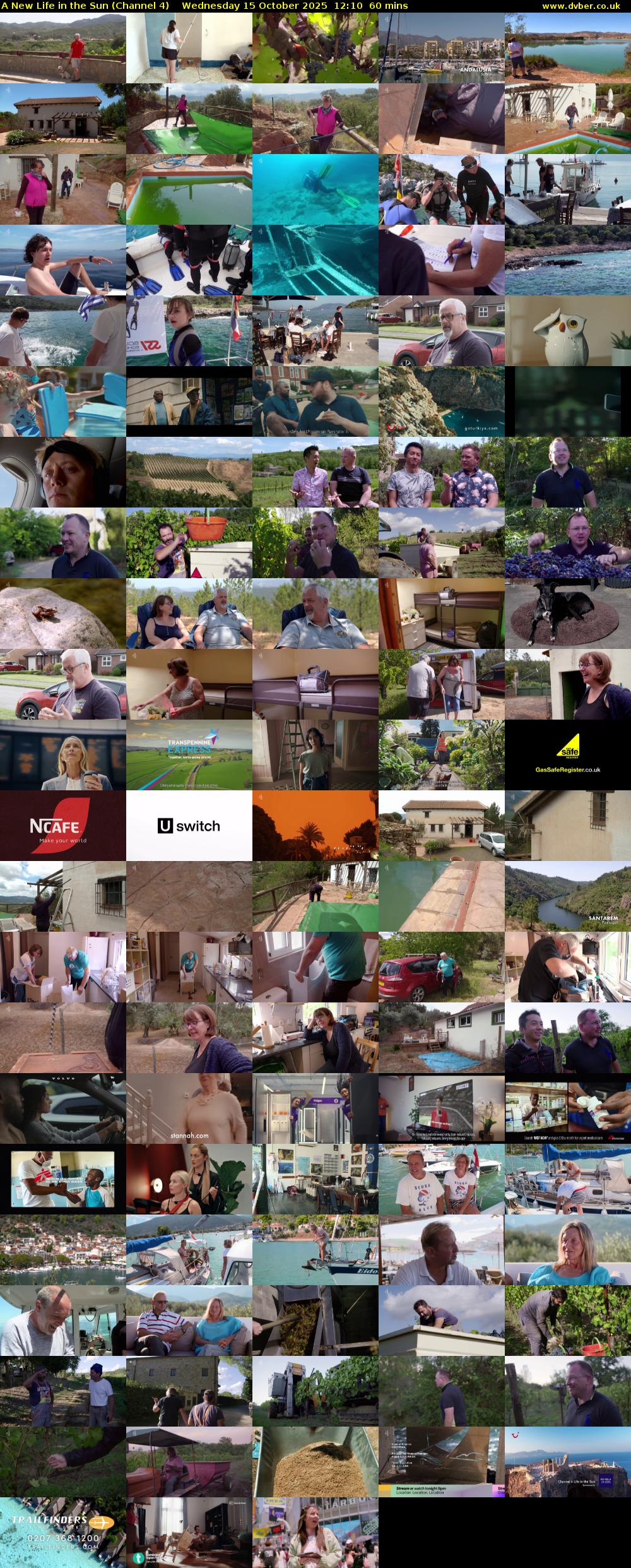 A New Life in the Sun (Channel 4) Wednesday 15 October 2025 12:10 - 13:10