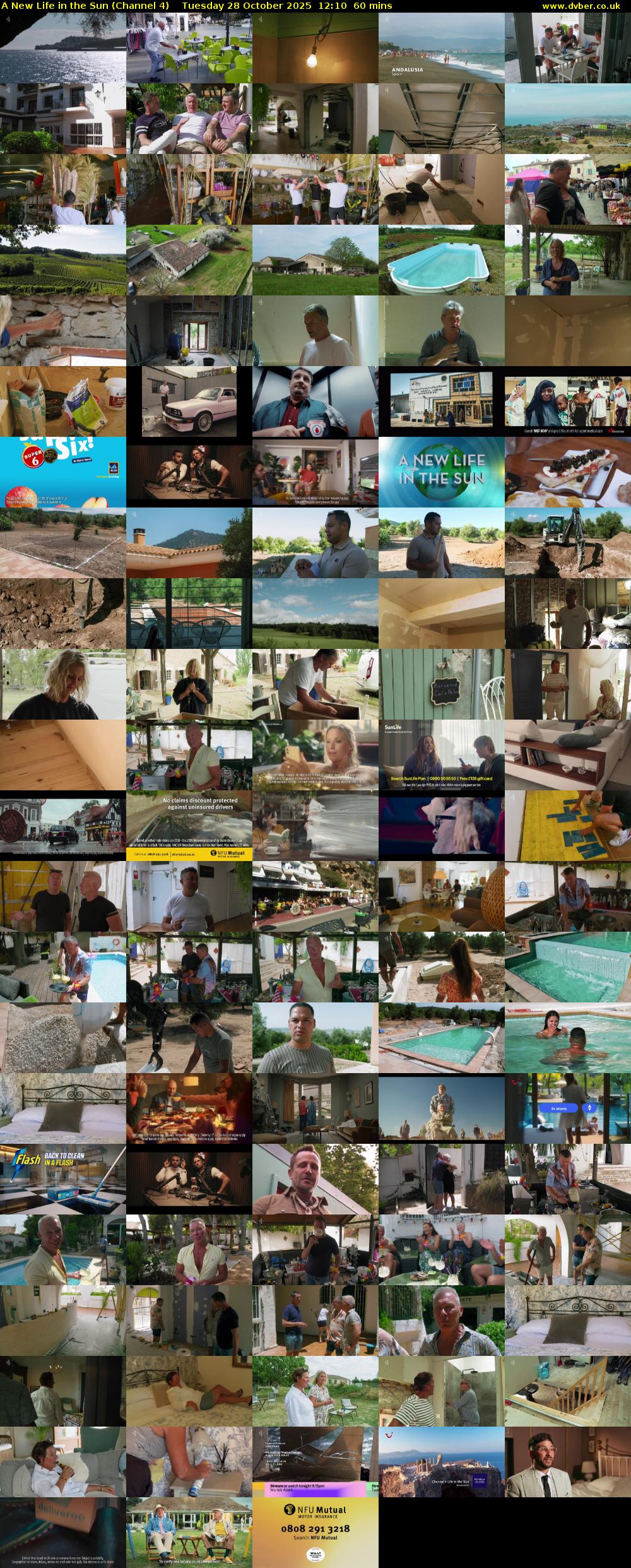 A New Life in the Sun (Channel 4) Tuesday 28 October 2025 12:10 - 13:10