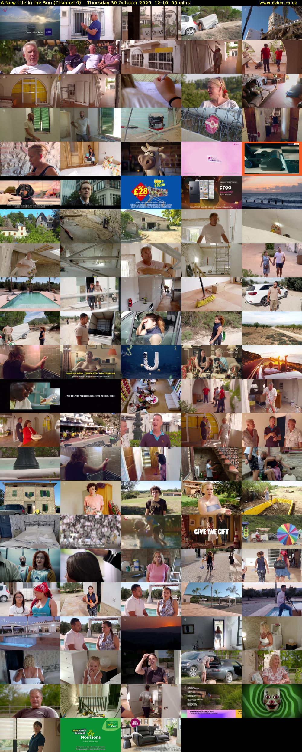 A New Life in the Sun (Channel 4) Thursday 30 October 2025 12:10 - 13:10