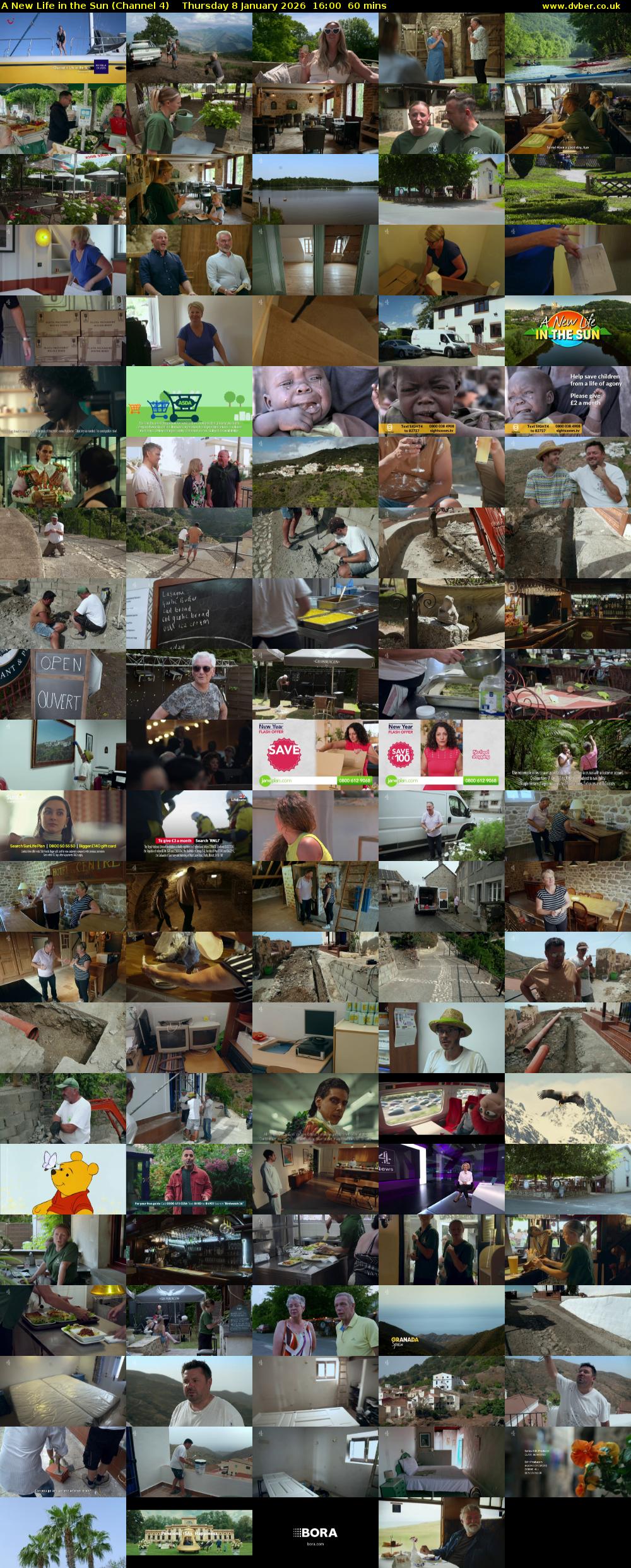 A New Life in the Sun (Channel 4) Thursday 8 January 2026 16:00 - 17:00