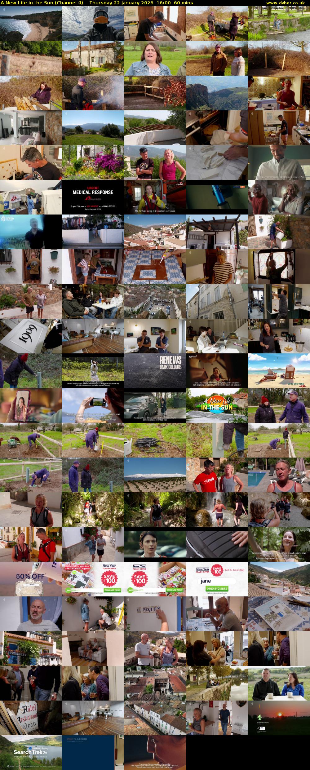 A New Life in the Sun (Channel 4) Thursday 22 January 2026 16:00 - 17:00