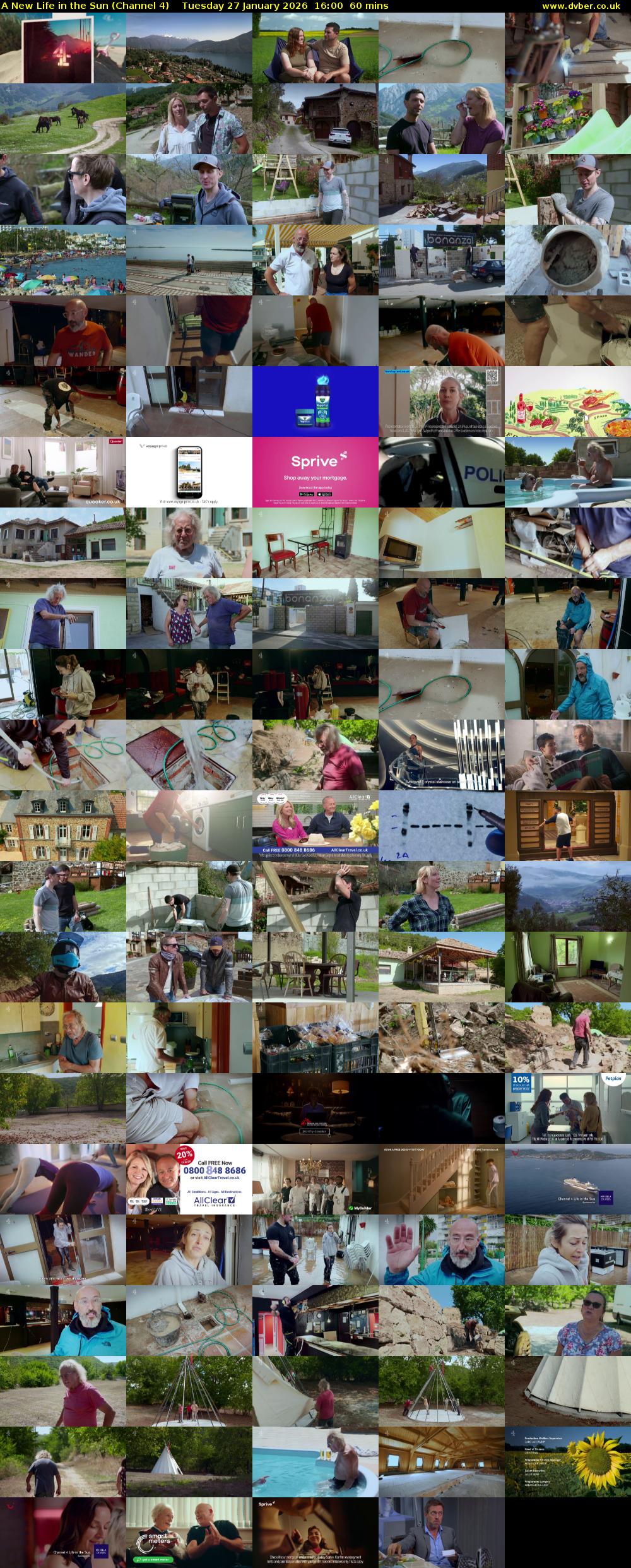 A New Life in the Sun (Channel 4) Tuesday 27 January 2026 16:00 - 17:00