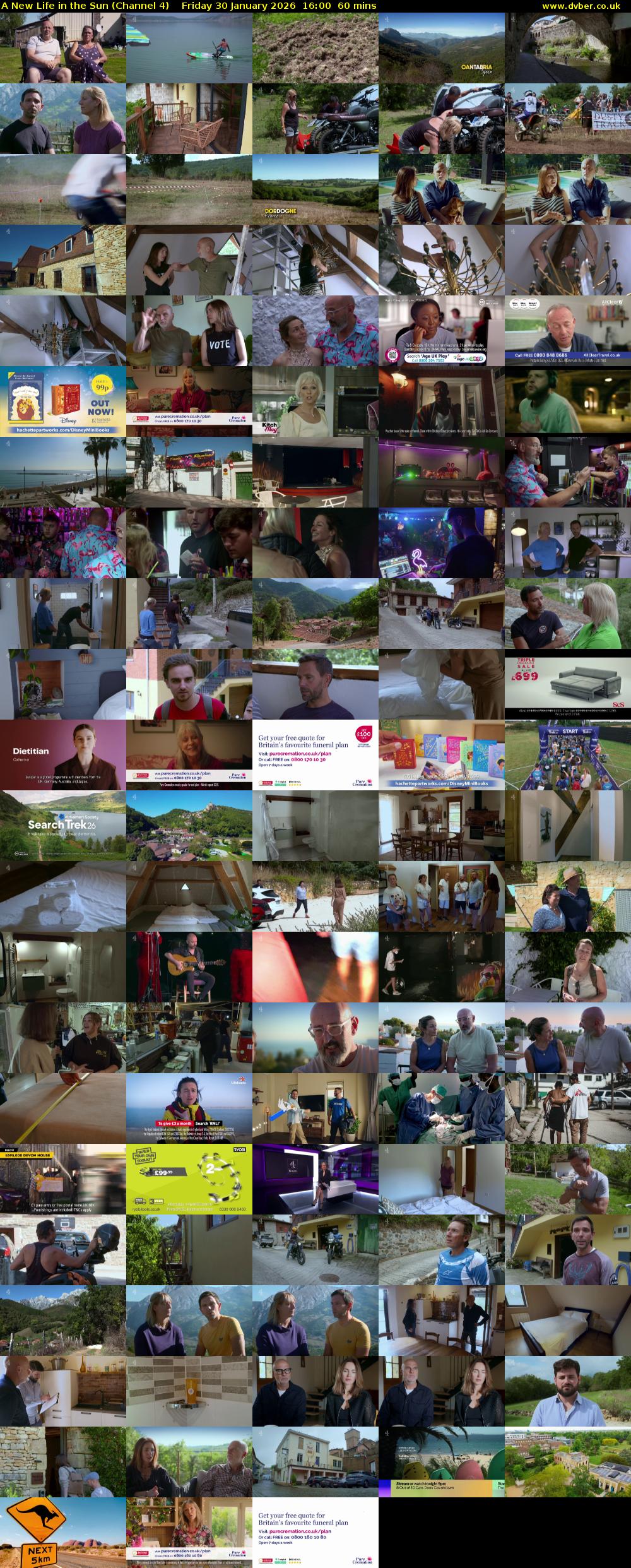 A New Life in the Sun (Channel 4) Friday 30 January 2026 16:00 - 17:00