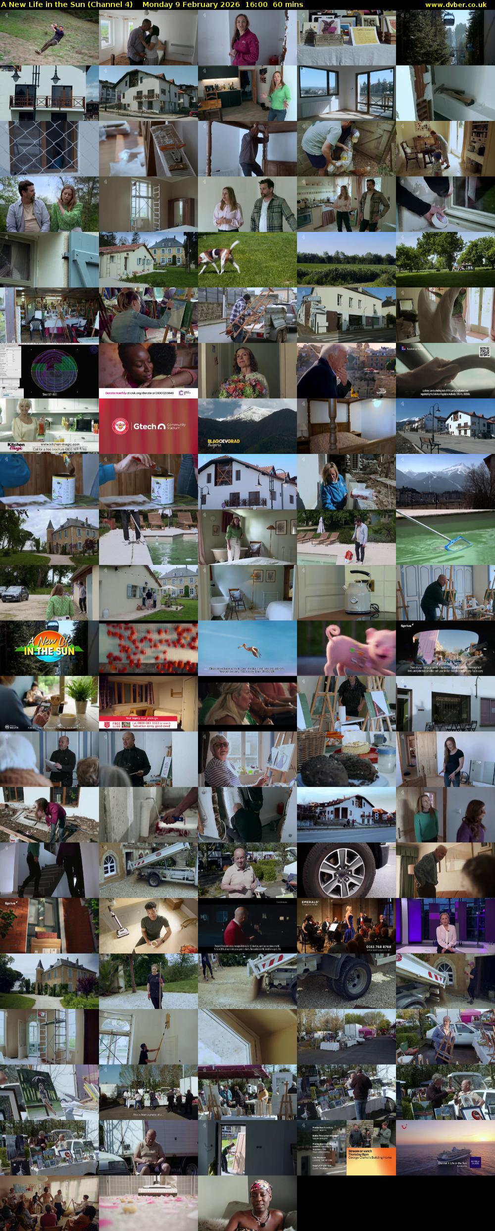 A New Life in the Sun (Channel 4) Monday 9 February 2026 16:00 - 17:00