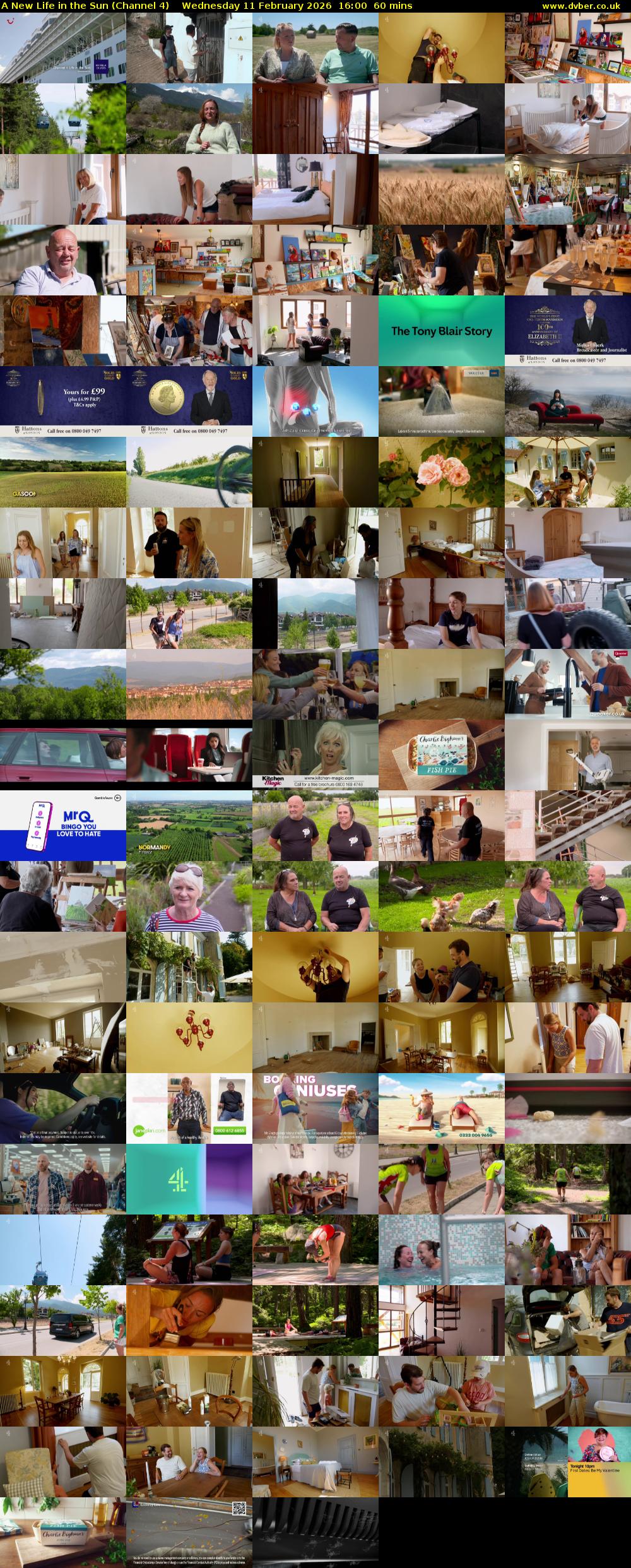 A New Life in the Sun (Channel 4) Wednesday 11 February 2026 16:00 - 17:00