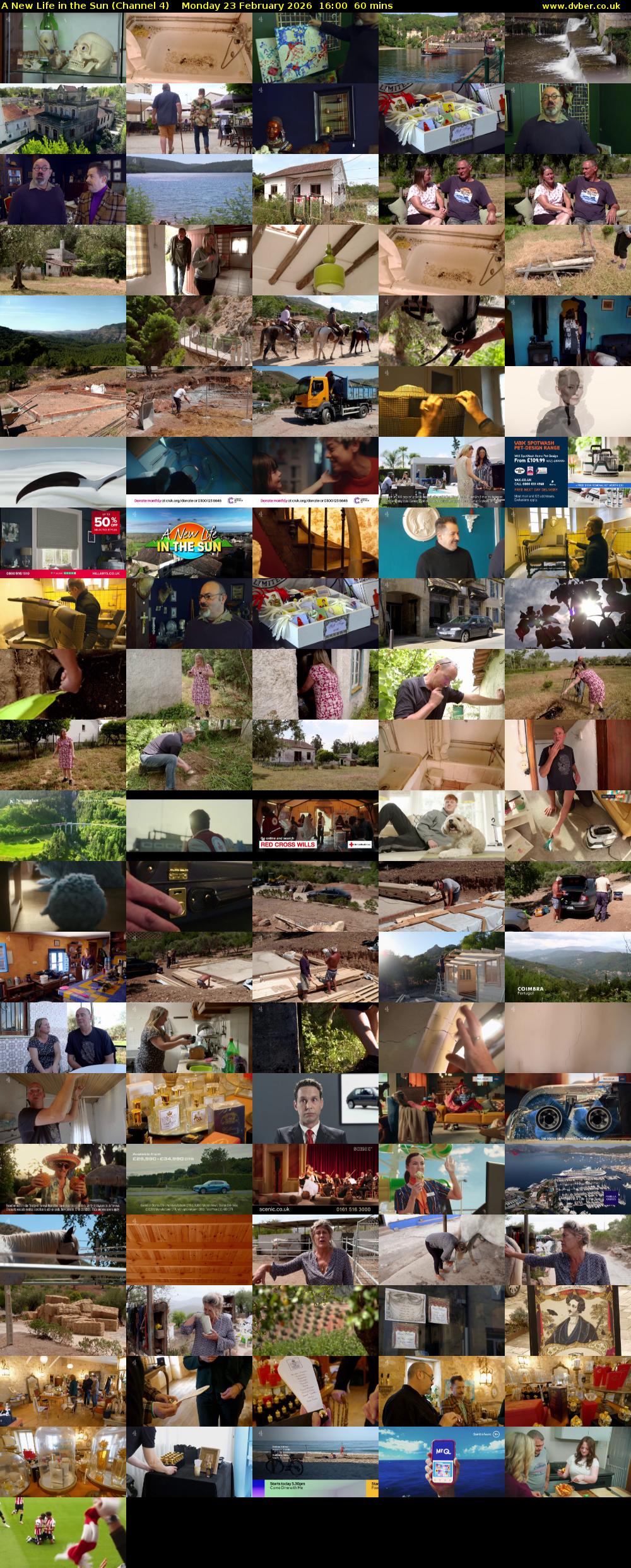 A New Life in the Sun (Channel 4) Monday 23 February 2026 16:00 - 17:00