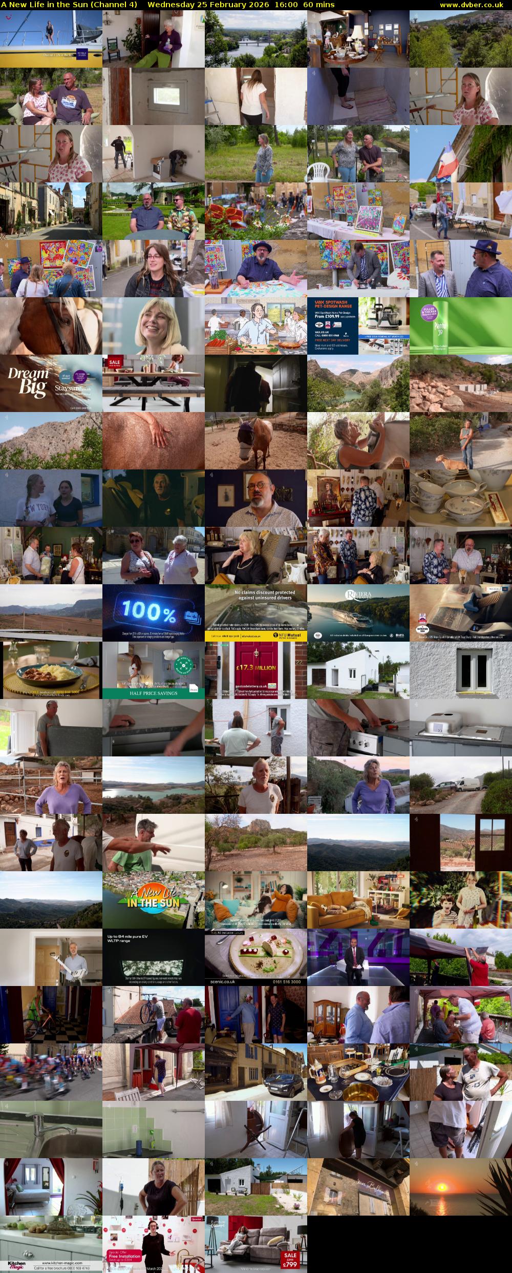 A New Life in the Sun (Channel 4) Wednesday 25 February 2026 16:00 - 17:00