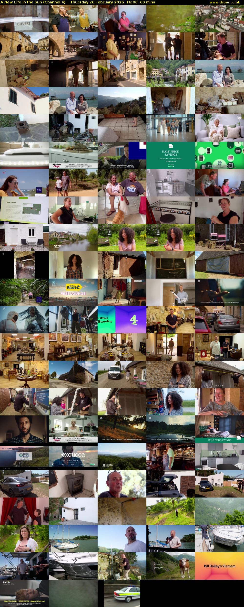 A New Life in the Sun (Channel 4) Thursday 26 February 2026 16:00 - 17:00