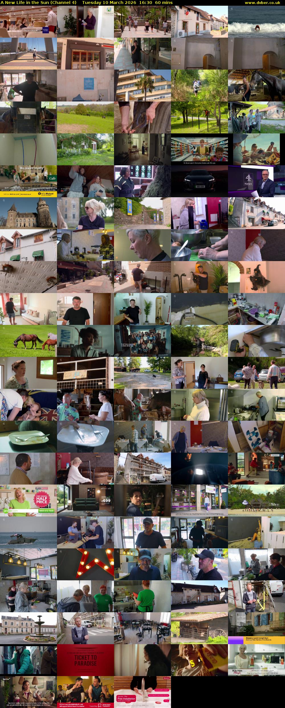 A New Life in the Sun (Channel 4) Tuesday 10 March 2026 16:30 - 17:30