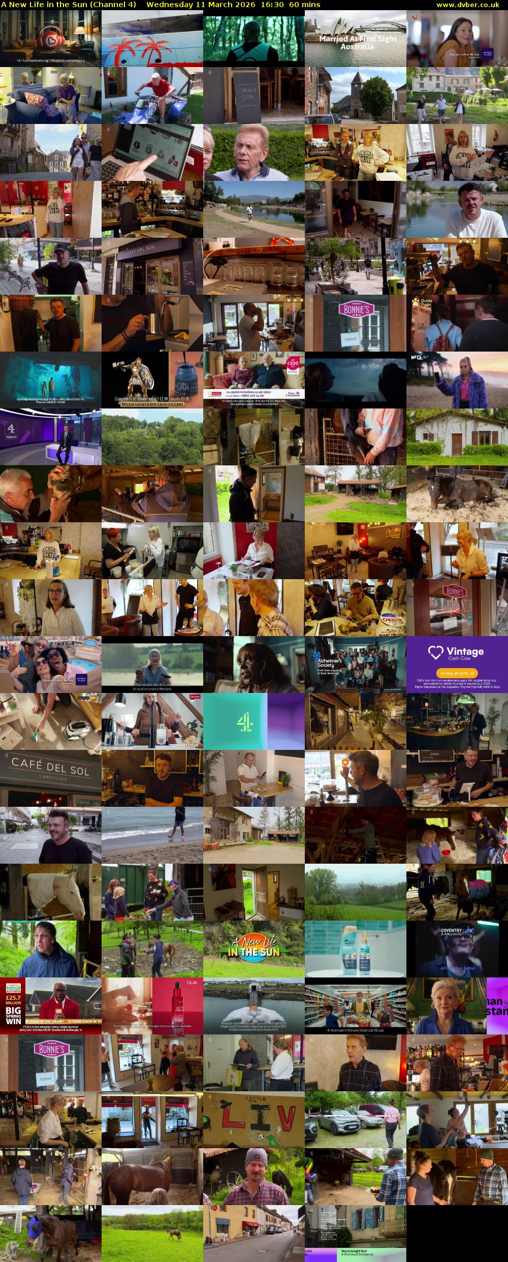 A New Life in the Sun (Channel 4) Wednesday 11 March 2026 16:30 - 17:30