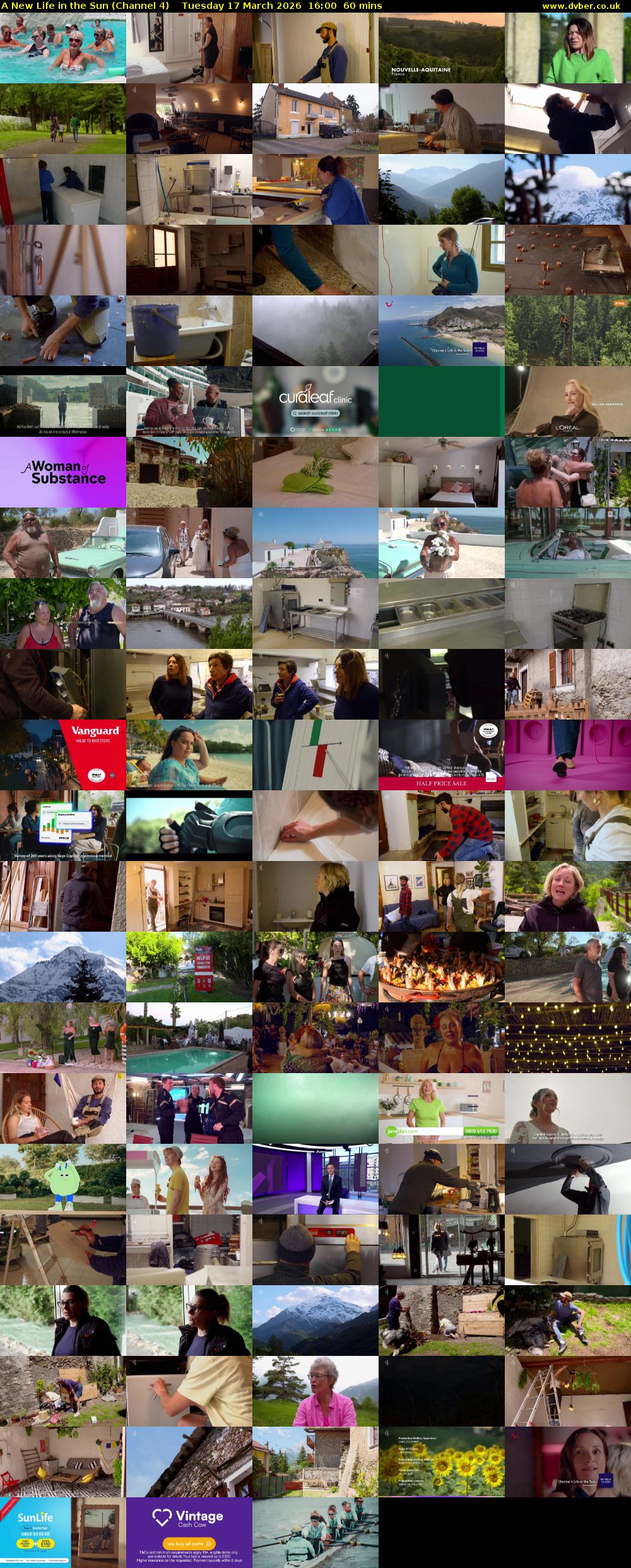 A New Life in the Sun (Channel 4) Tuesday 17 March 2026 16:00 - 17:00