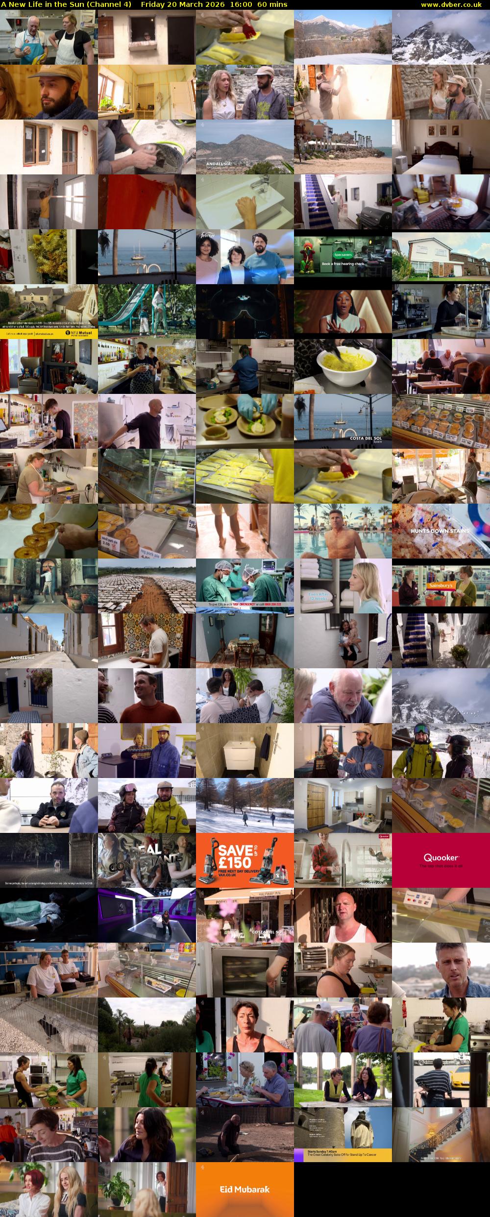 A New Life in the Sun (Channel 4) Friday 20 March 2026 16:00 - 17:00