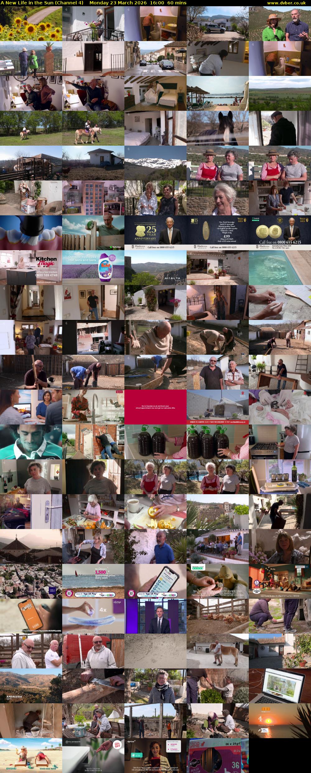 A New Life in the Sun (Channel 4) Monday 23 March 2026 16:00 - 17:00