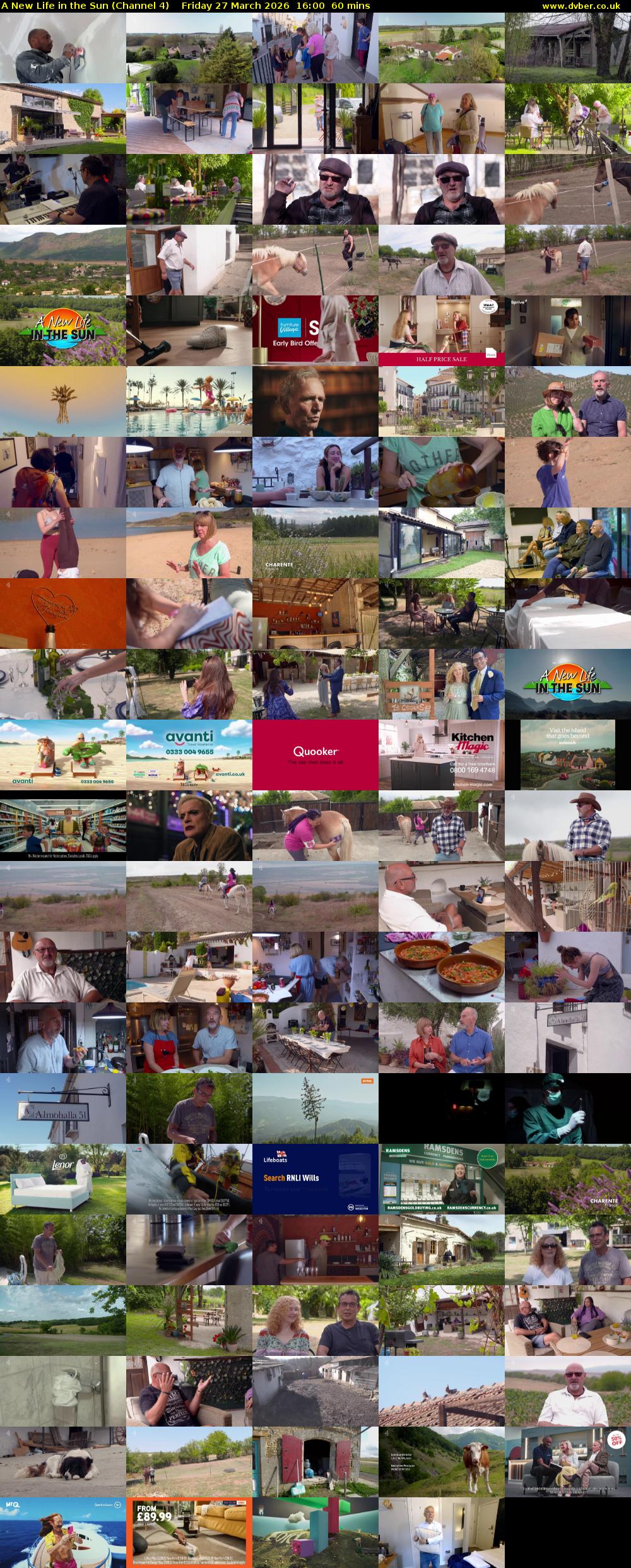 A New Life in the Sun (Channel 4) Friday 27 March 2026 16:00 - 17:00