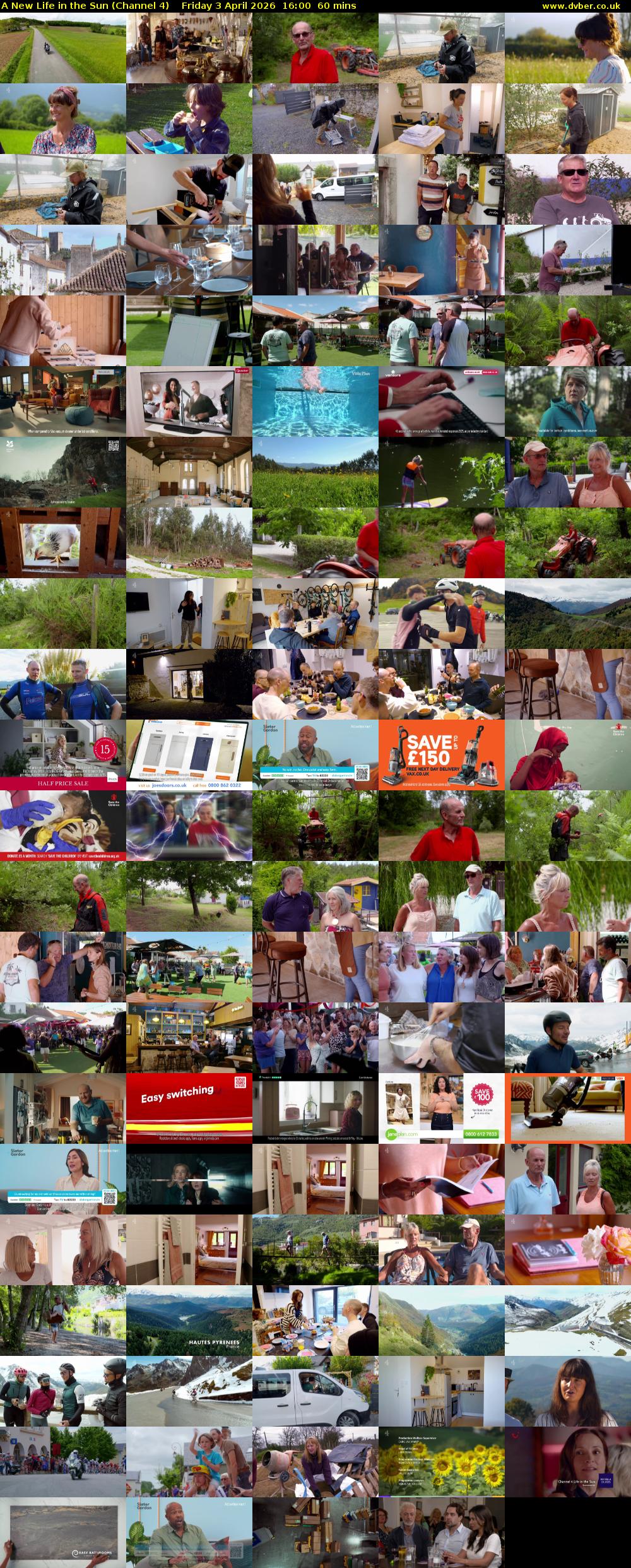 A New Life in the Sun (Channel 4) Friday 3 April 2026 16:00 - 17:00