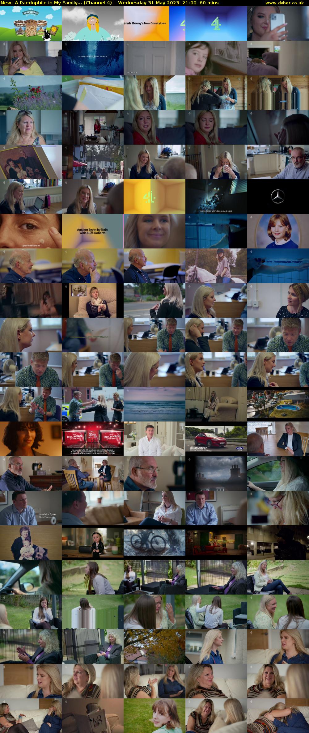 A Paedophile in My Family... (Channel 4) Wednesday 31 May 2023 21:00 - 22:00