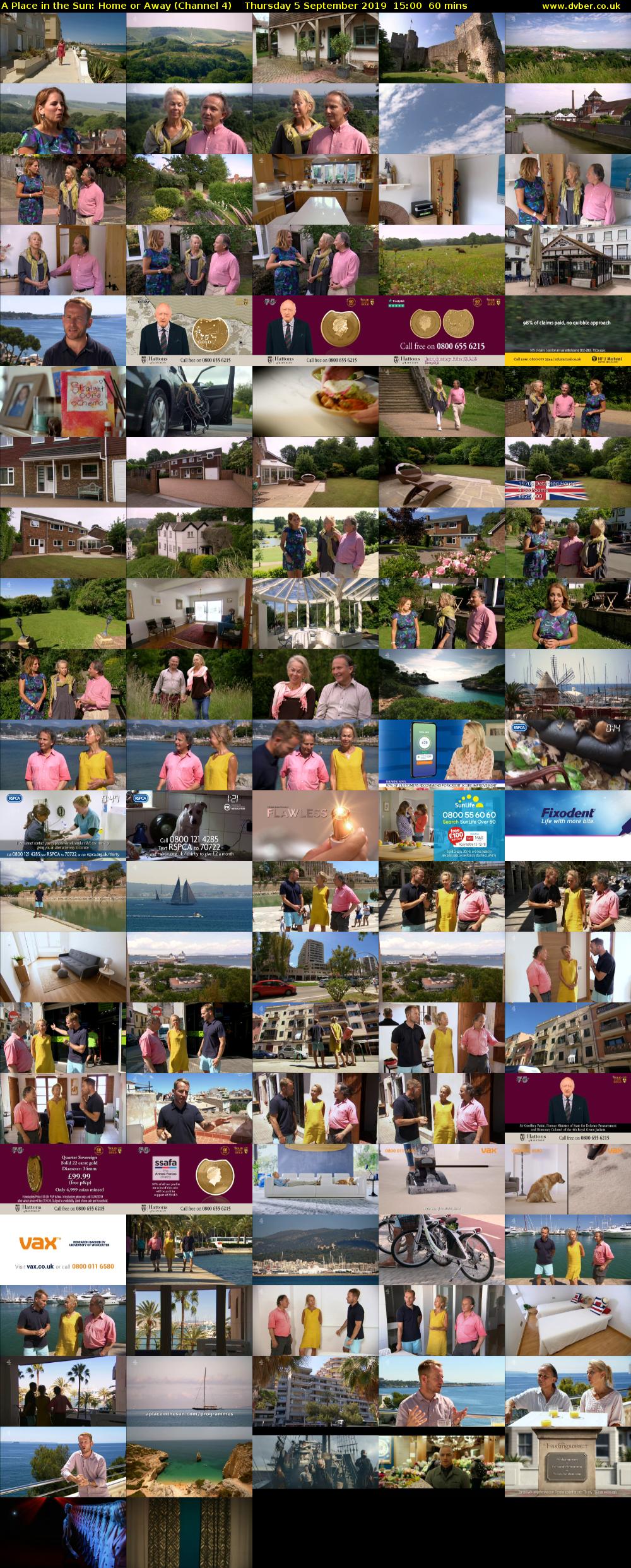 A Place in the Sun: Home or Away (Channel 4) Thursday 5 September 2019 15:00 - 16:00
