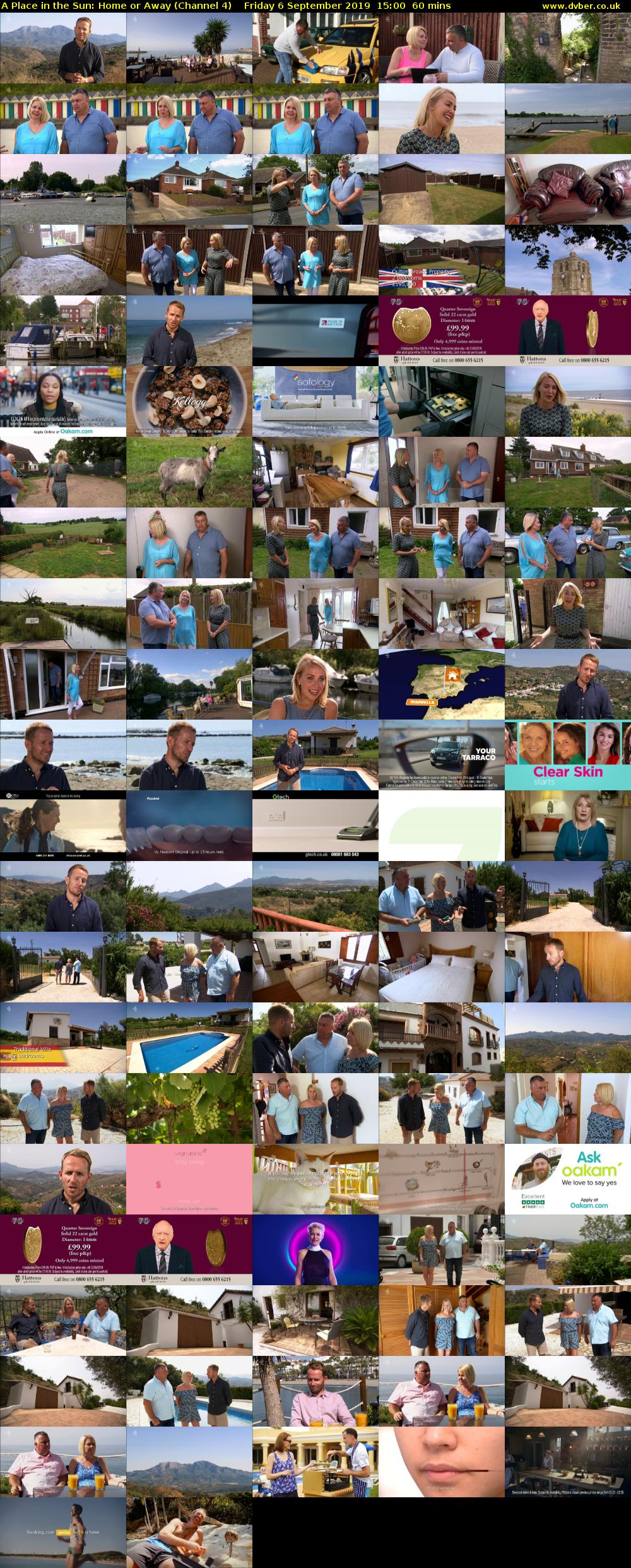 A Place in the Sun: Home or Away (Channel 4) Friday 6 September 2019 15:00 - 16:00