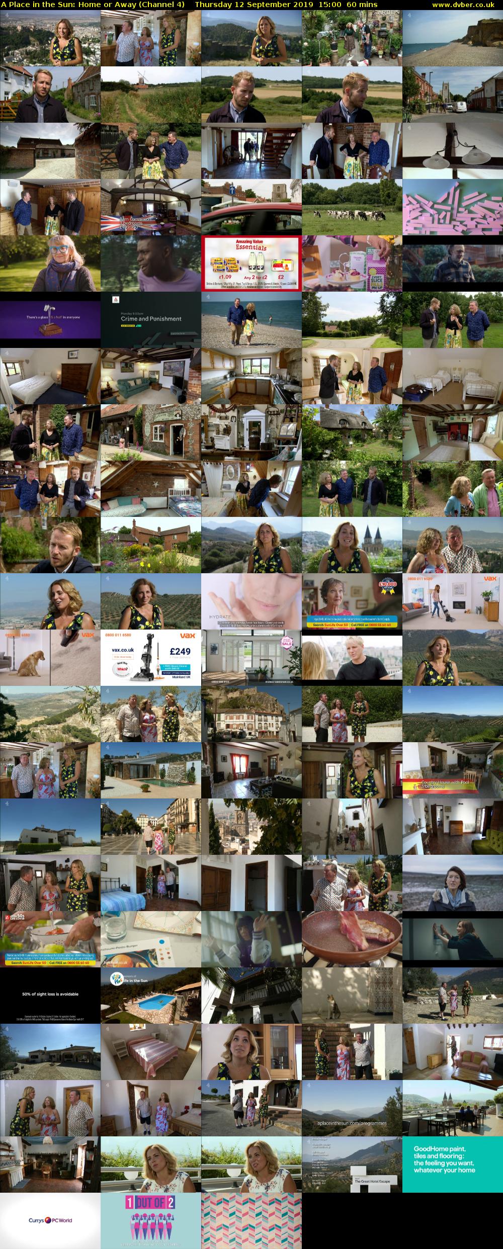 A Place in the Sun: Home or Away (Channel 4) Thursday 12 September 2019 15:00 - 16:00