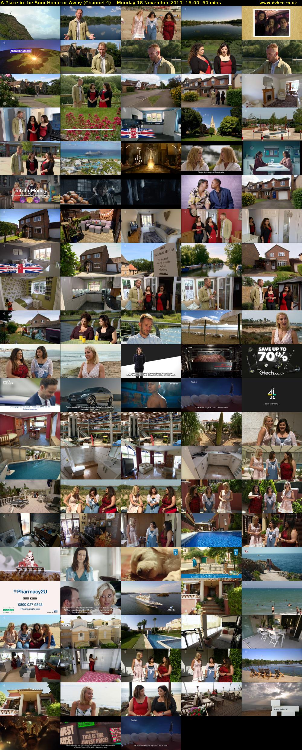 A Place in the Sun: Home or Away (Channel 4) Monday 18 November 2019 16:00 - 17:00