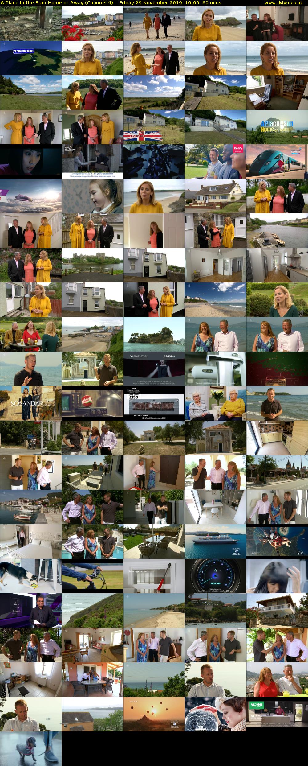 A Place in the Sun: Home or Away (Channel 4) Friday 29 November 2019 16:00 - 17:00