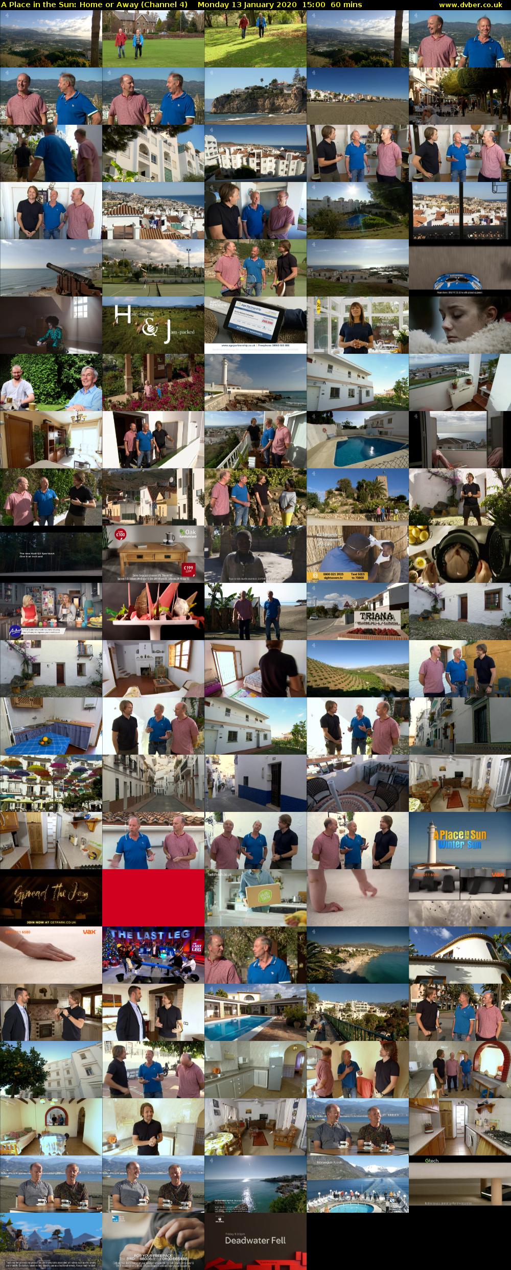 A Place in the Sun: Home or Away (Channel 4) Monday 13 January 2020 15:00 - 16:00