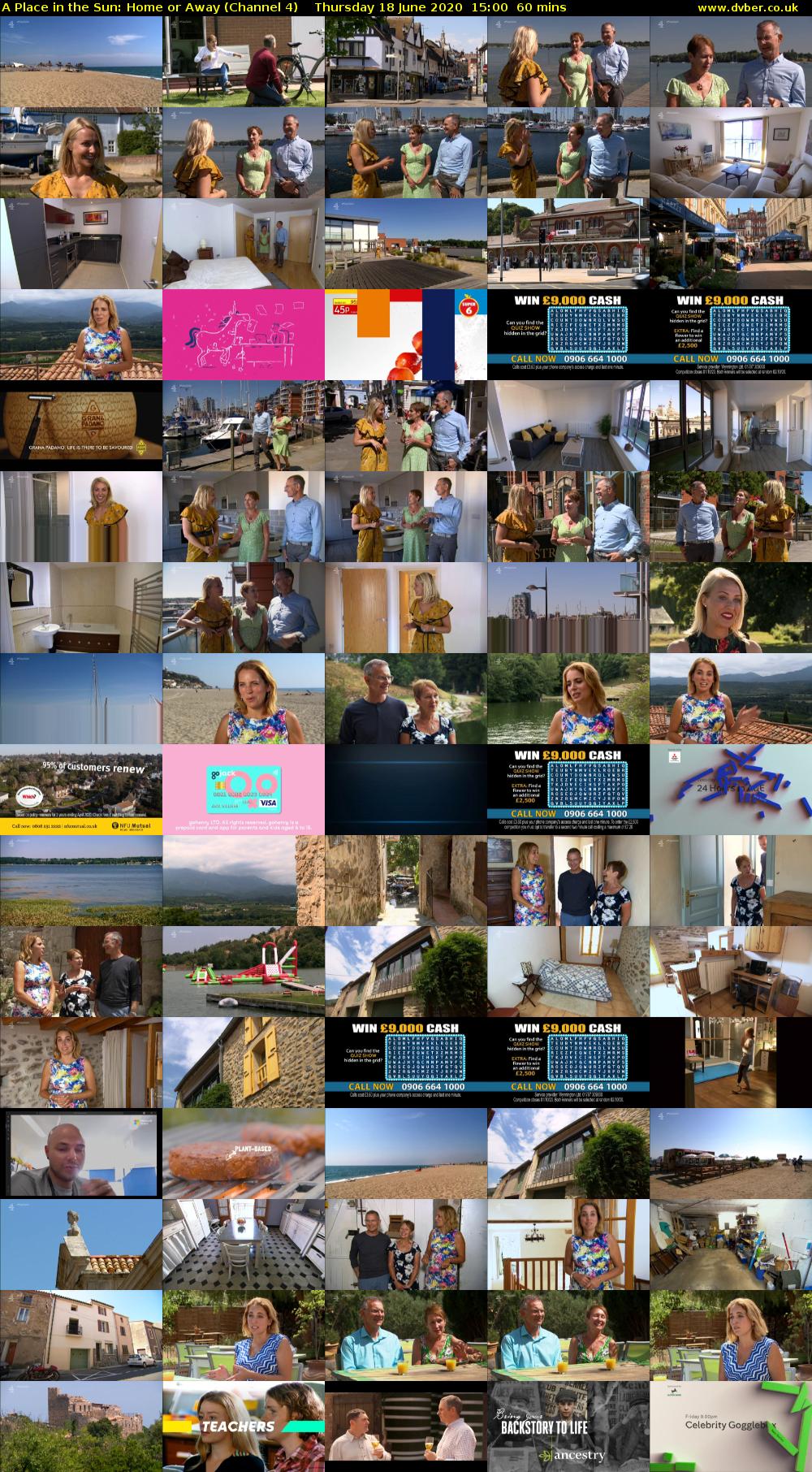 A Place in the Sun: Home or Away (Channel 4) Thursday 18 June 2020 15:00 - 16:00