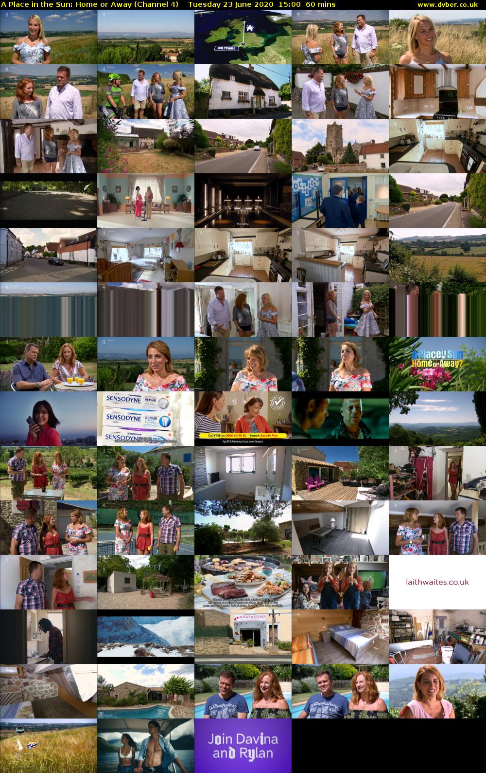 A Place in the Sun: Home or Away (Channel 4) Tuesday 23 June 2020 15:00 - 16:00