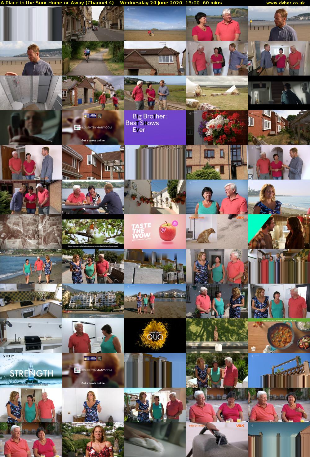 A Place in the Sun: Home or Away (Channel 4) Wednesday 24 June 2020 15:00 - 16:00