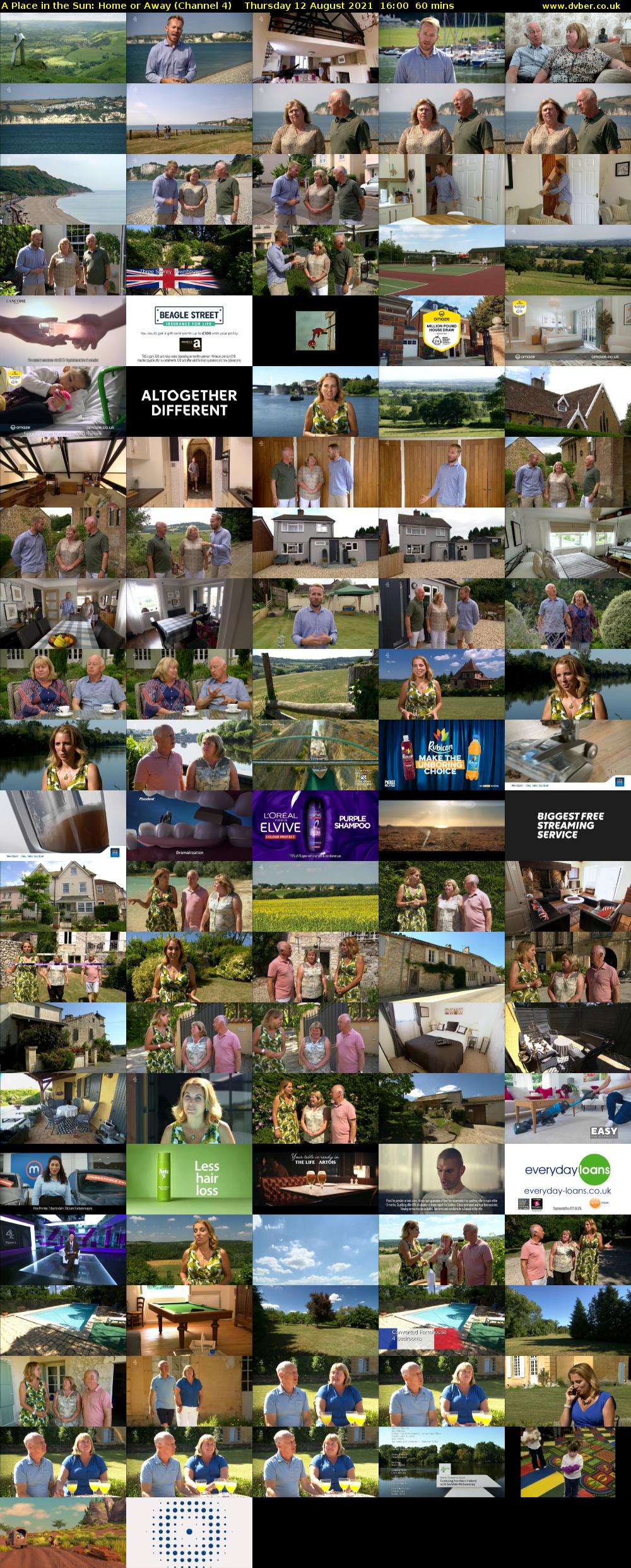 A Place in the Sun: Home or Away (Channel 4) Thursday 12 August 2021 16:00 - 17:00