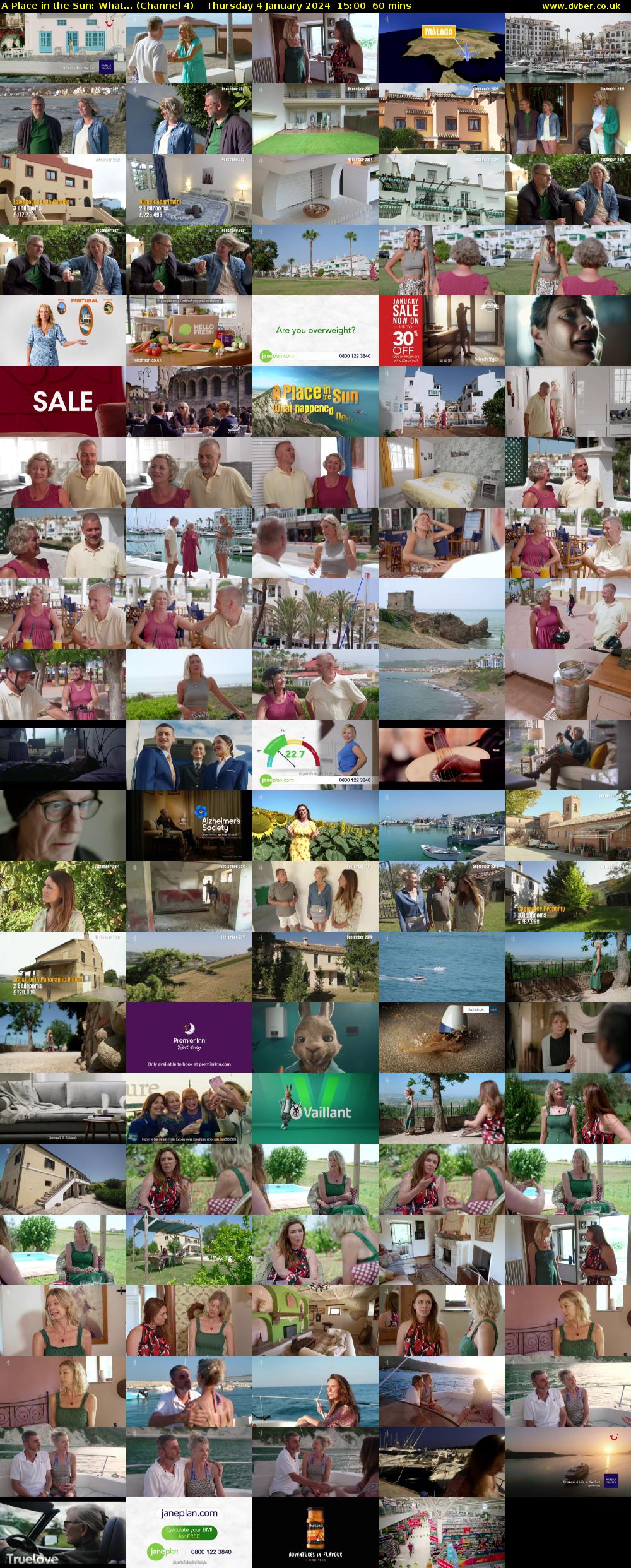 A Place in the Sun: What... (Channel 4) Thursday 4 January 2024 15:00 - 16:00