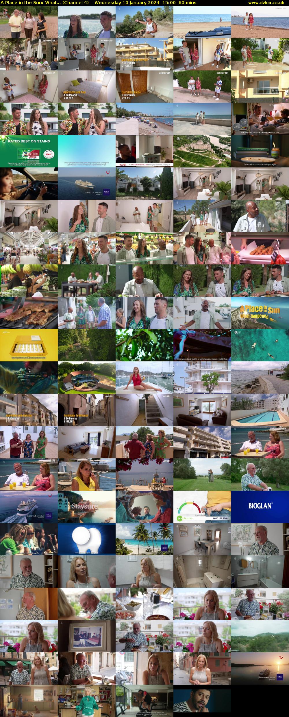 A Place in the Sun: What... (Channel 4) Wednesday 10 January 2024 15:00 - 16:00
