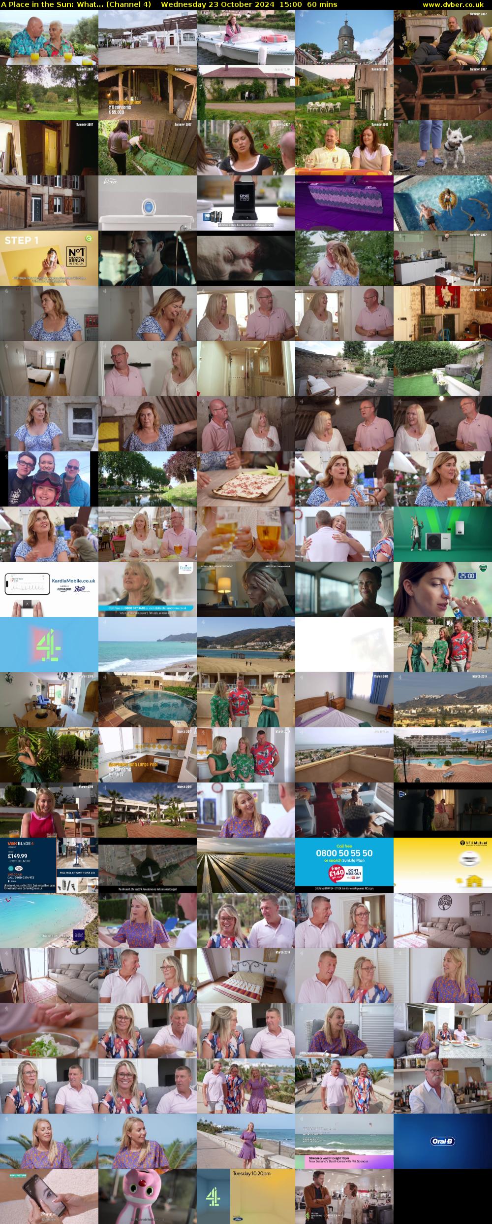 A Place in the Sun: What... (Channel 4) Wednesday 23 October 2024 15:00 - 16:00