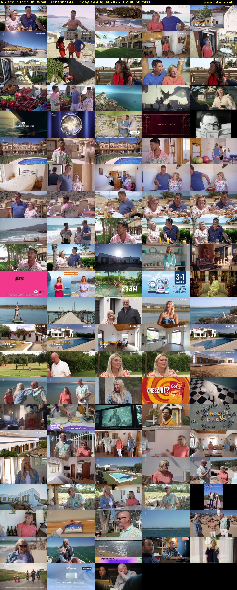 A Place in the Sun: What... (Channel 4) Friday 29 August 2025 15:00 - 16:00