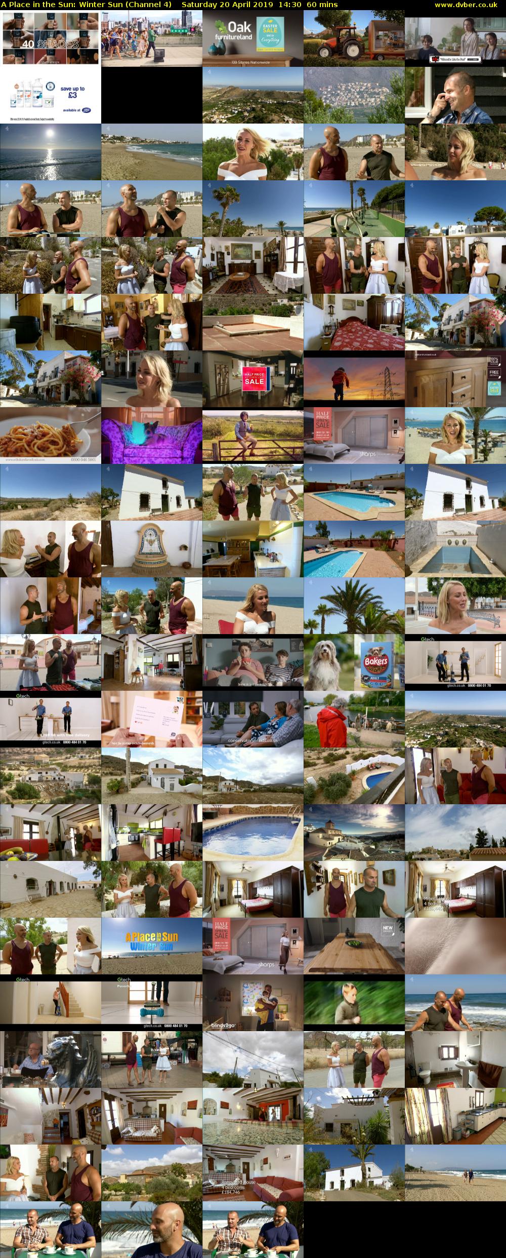 A Place in the Sun: Winter Sun (Channel 4) Saturday 20 April 2019 14:30 - 15:30
