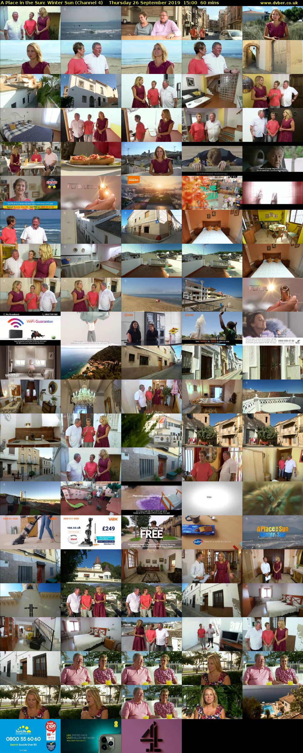 A Place in the Sun: Winter Sun (Channel 4) Thursday 26 September 2019 15:00 - 16:00