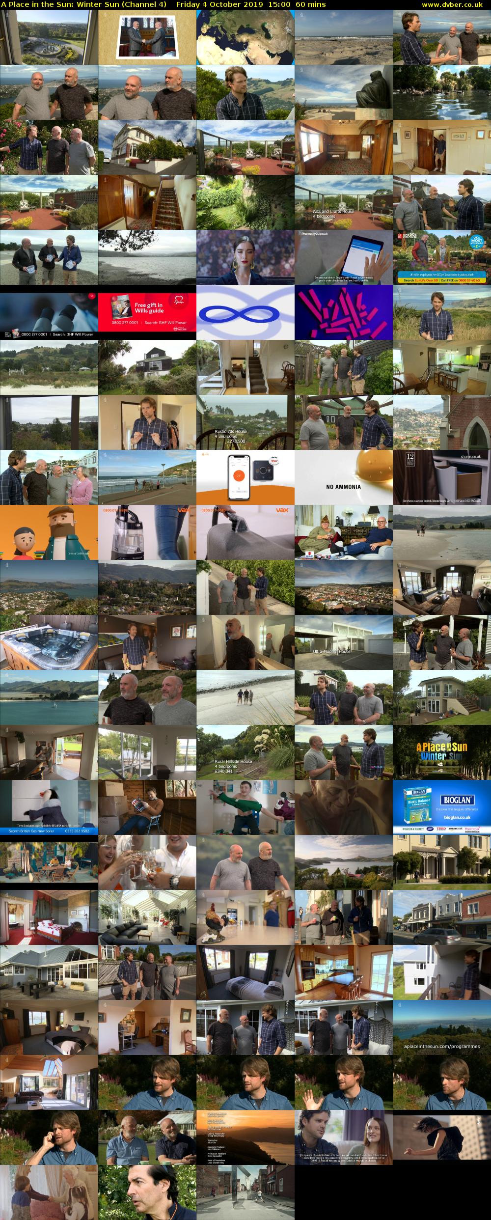 A Place in the Sun: Winter Sun (Channel 4) Friday 4 October 2019 15:00 - 16:00