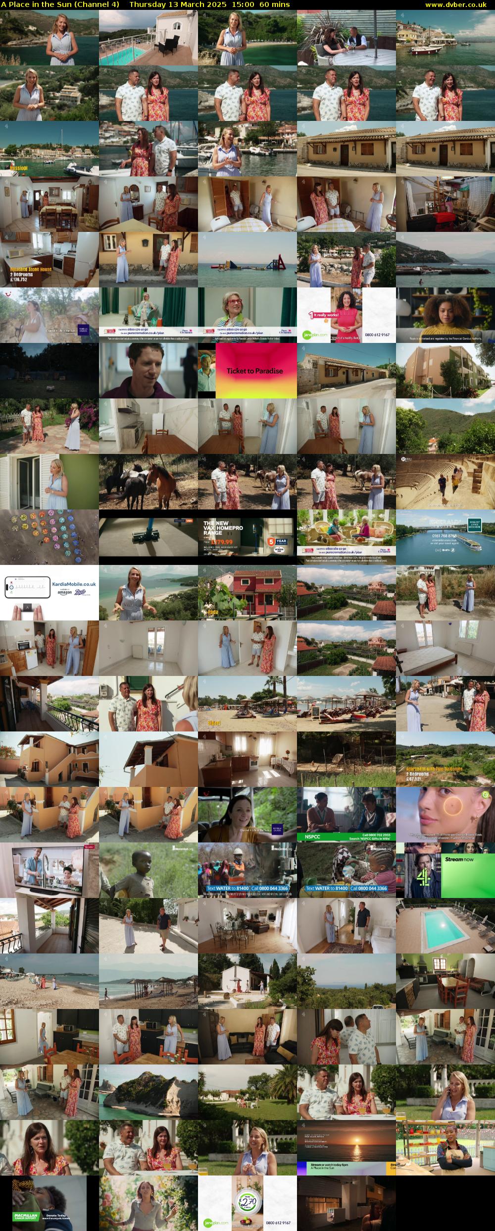 A Place in the Sun (Channel 4) Thursday 13 March 2025 15:00 - 16:00