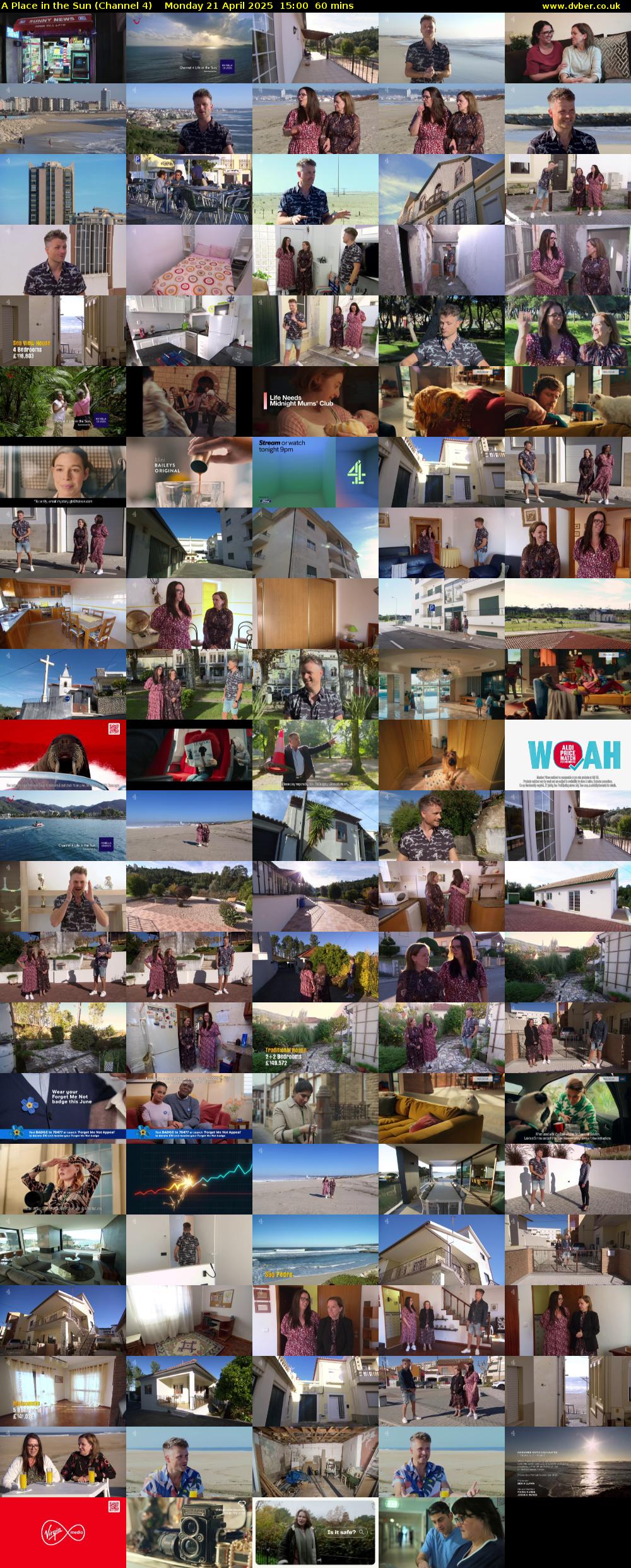 A Place in the Sun (Channel 4) Monday 21 April 2025 15:00 - 16:00