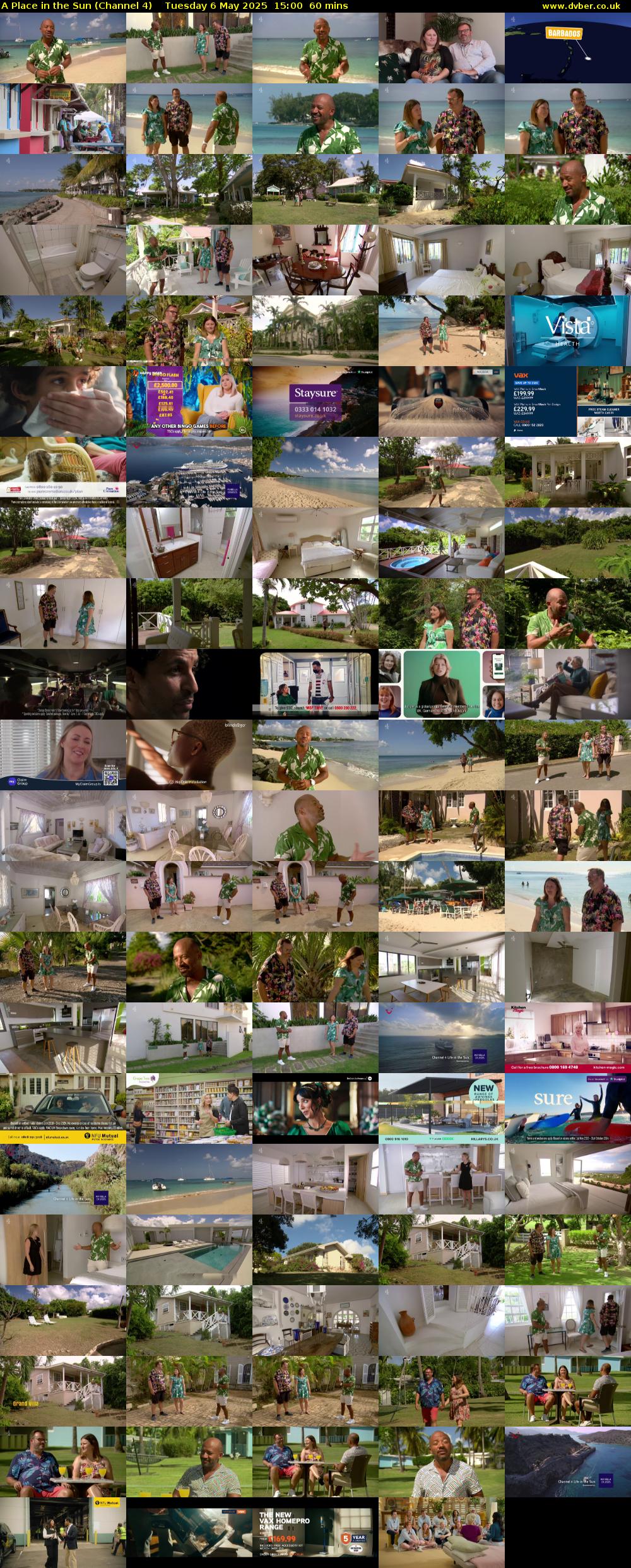 A Place in the Sun (Channel 4) Tuesday 6 May 2025 15:00 - 16:00