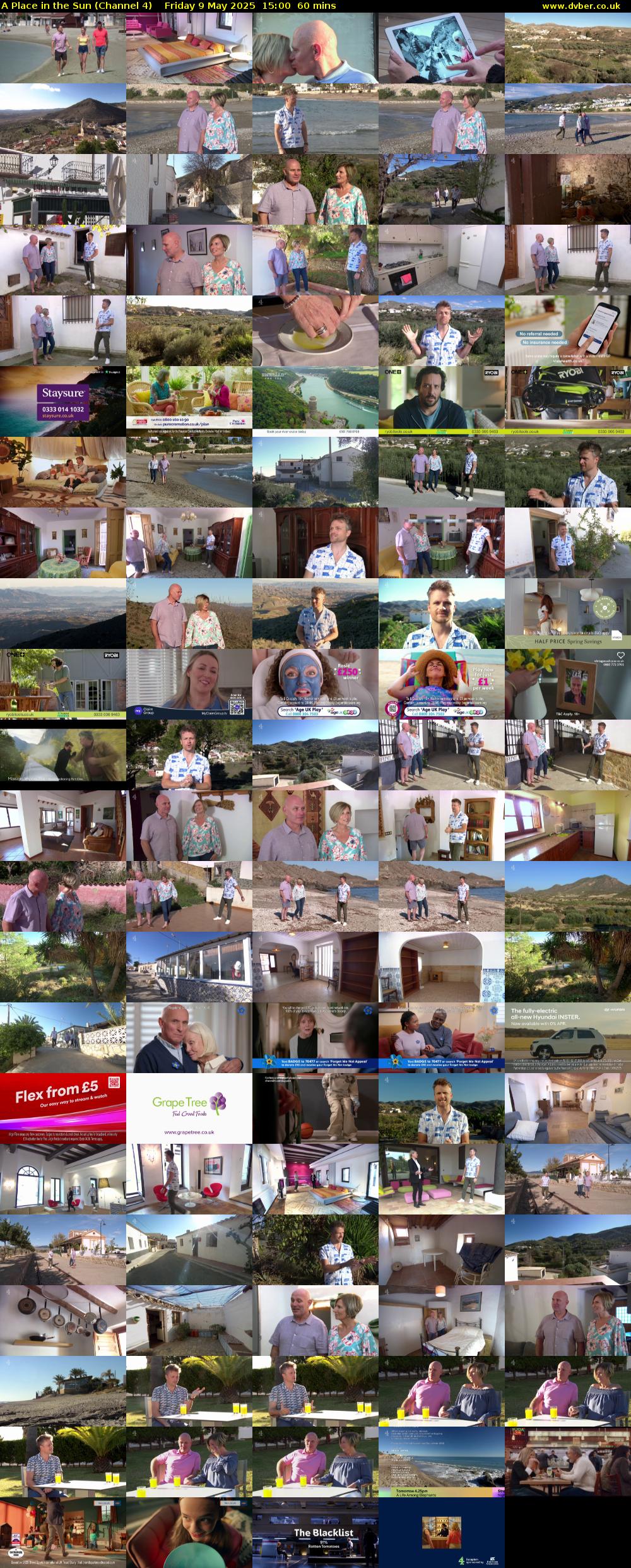 A Place in the Sun (Channel 4) Friday 9 May 2025 15:00 - 16:00