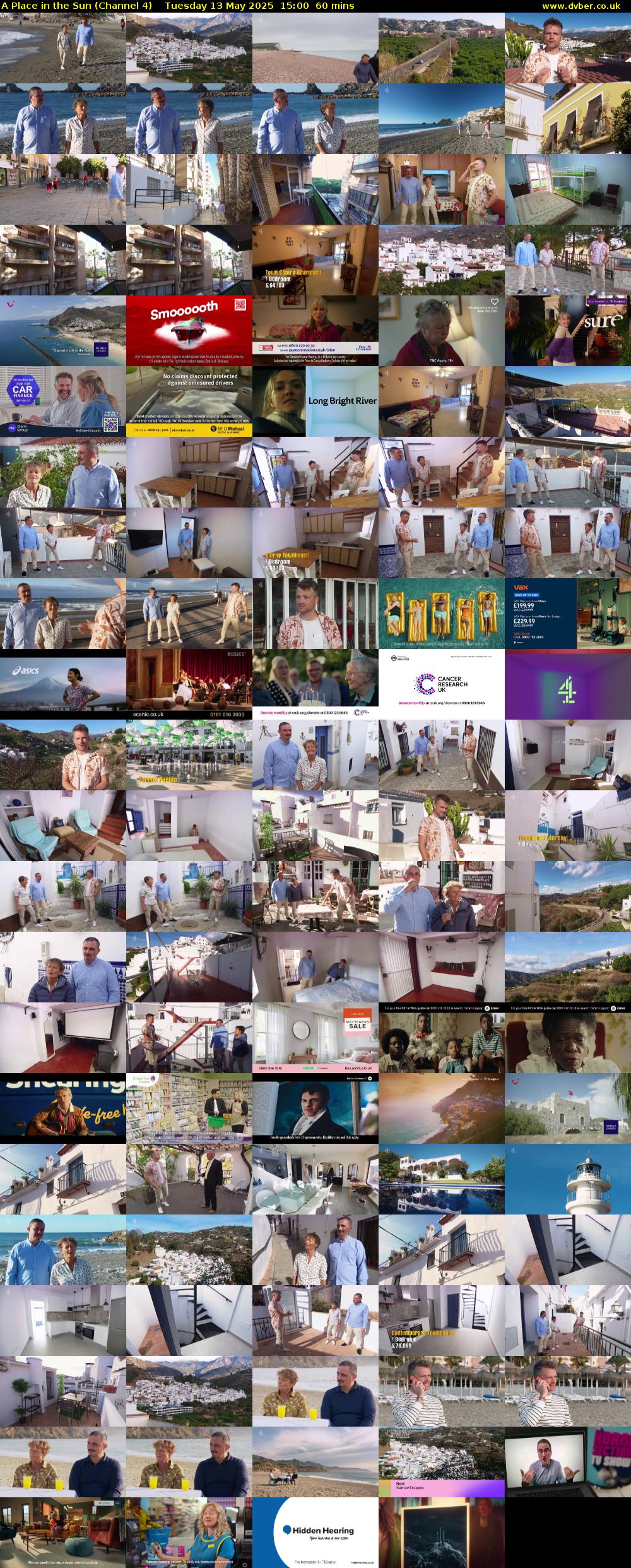 A Place in the Sun (Channel 4) Tuesday 13 May 2025 15:00 - 16:00