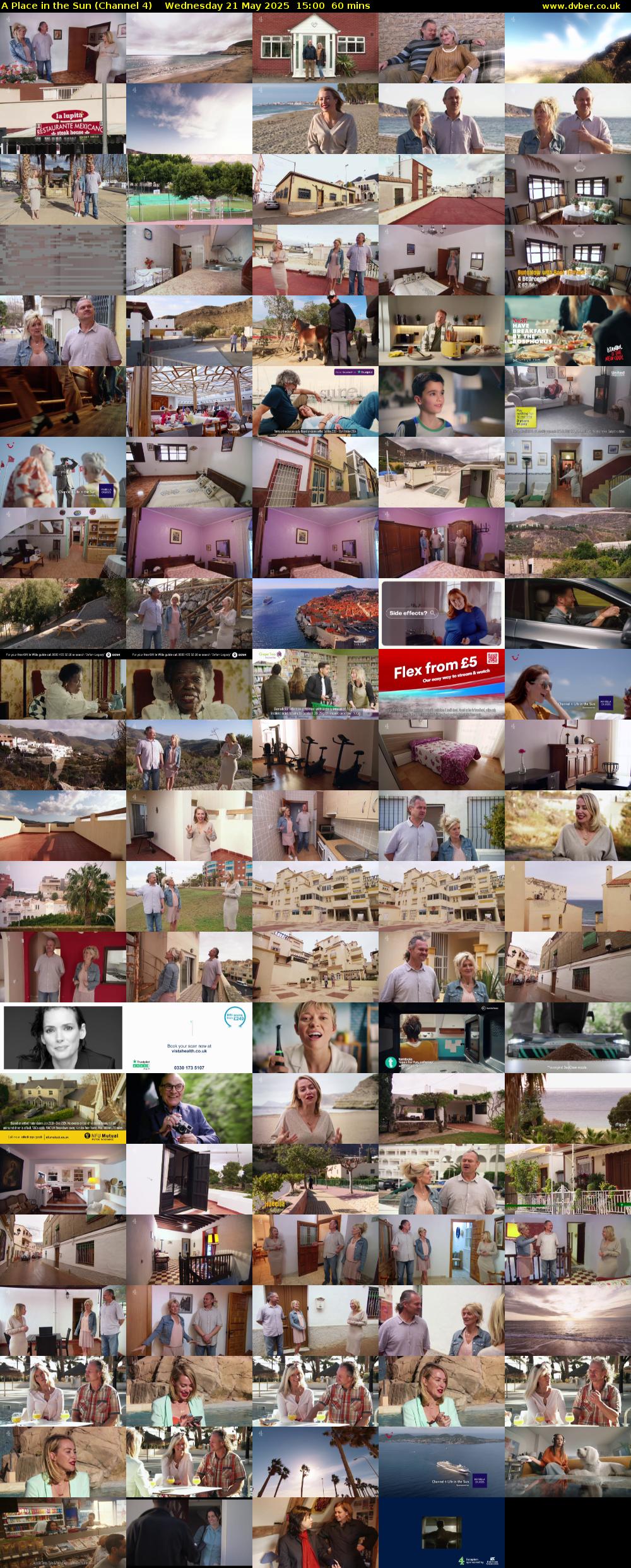 A Place in the Sun (Channel 4) Wednesday 21 May 2025 15:00 - 16:00