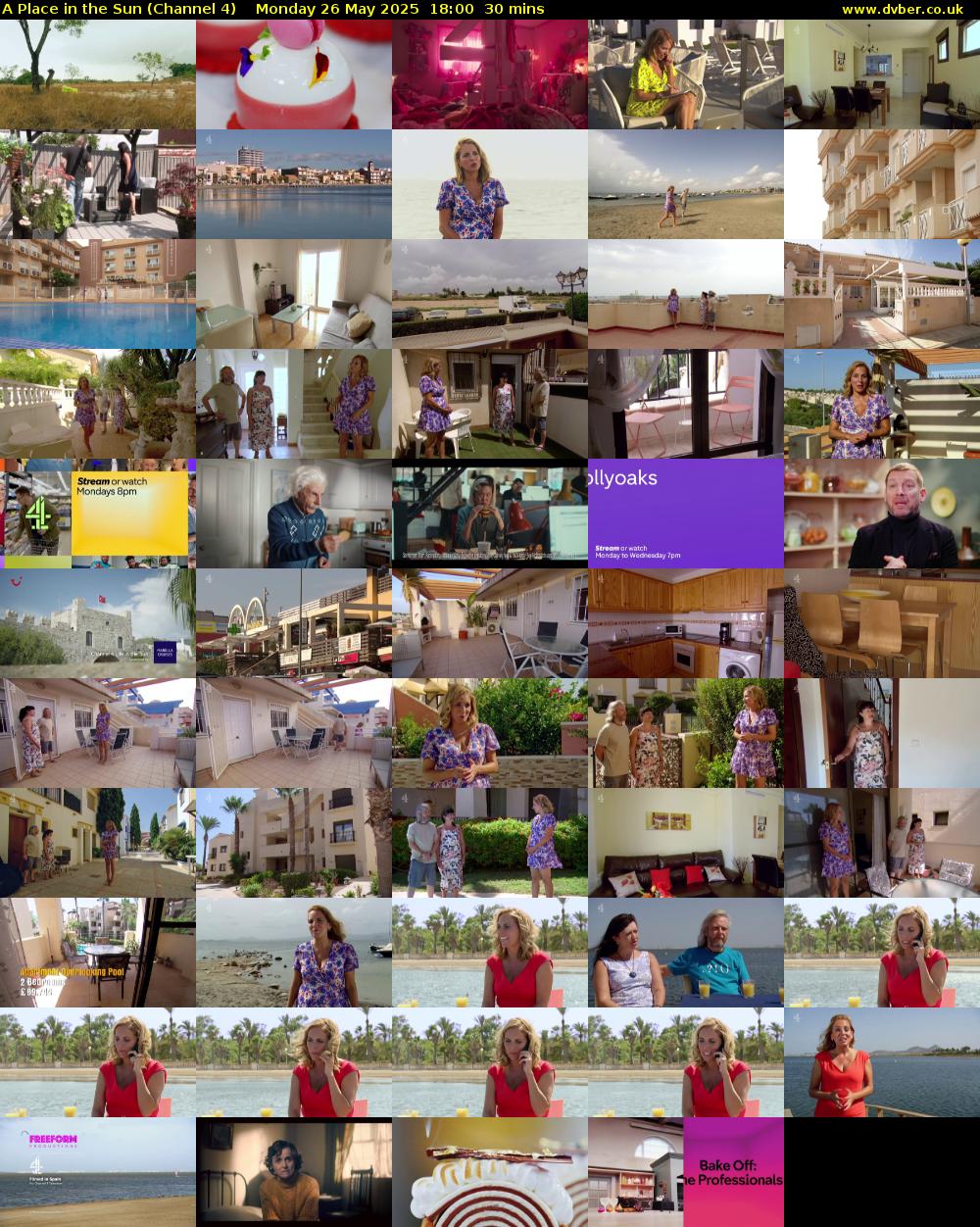 A Place in the Sun (Channel 4) Monday 26 May 2025 18:00 - 18:30