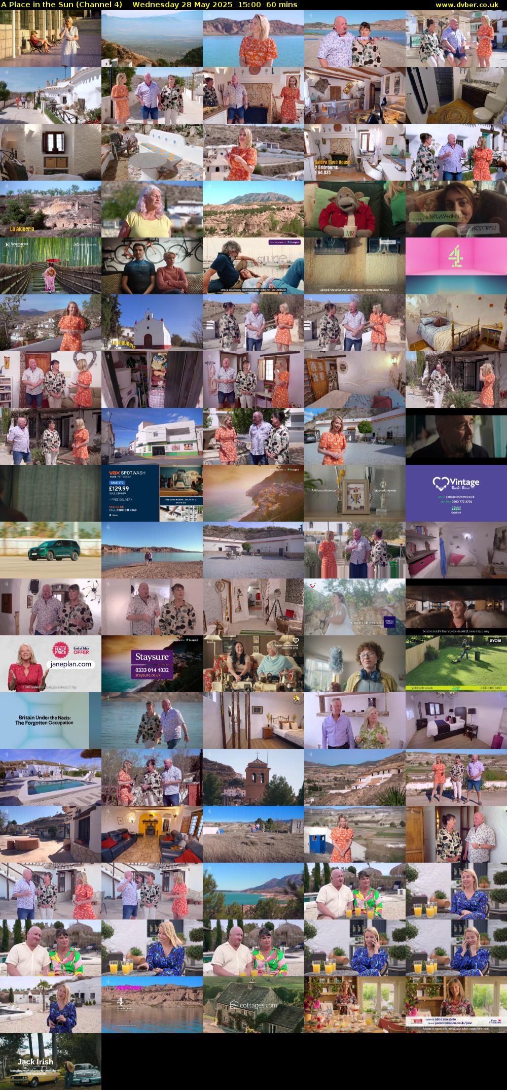 A Place in the Sun (Channel 4) Wednesday 28 May 2025 15:00 - 16:00