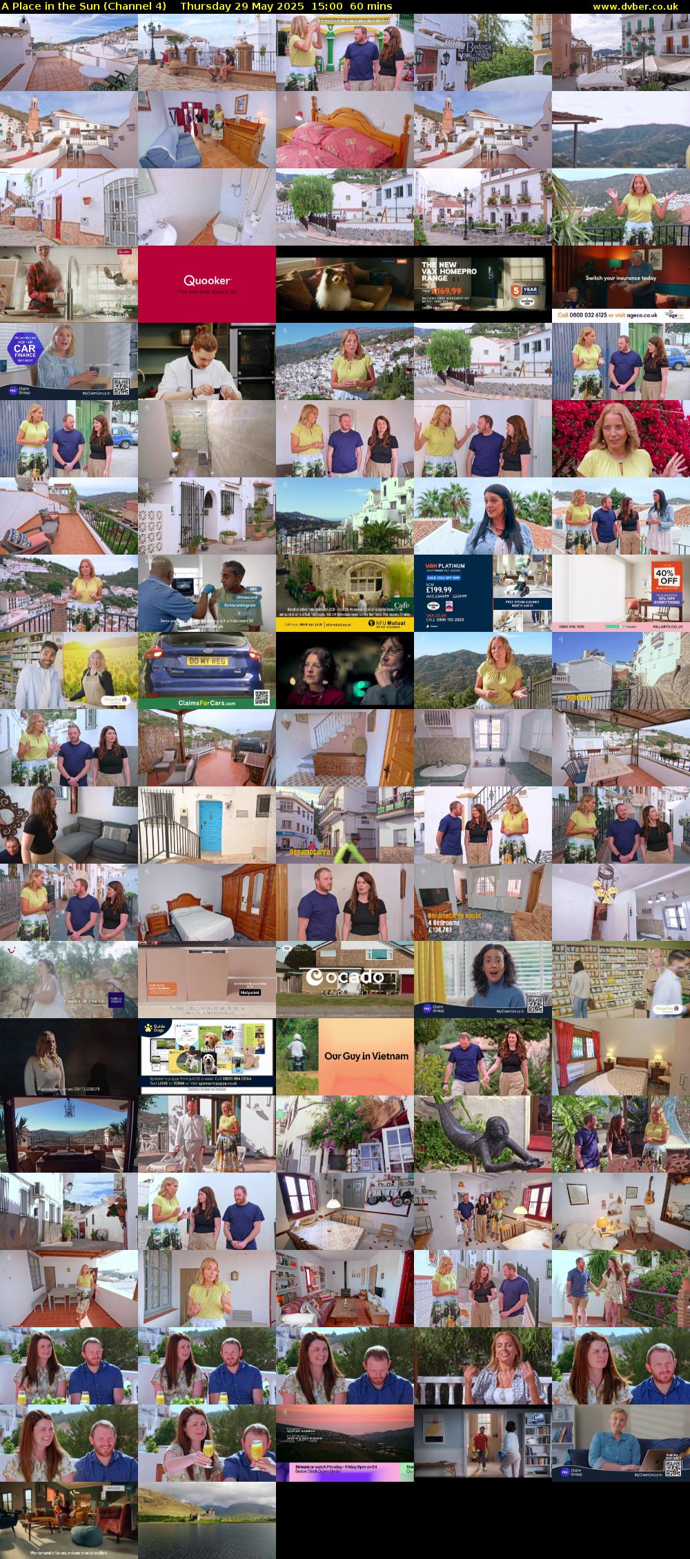 A Place in the Sun (Channel 4) Thursday 29 May 2025 15:00 - 16:00