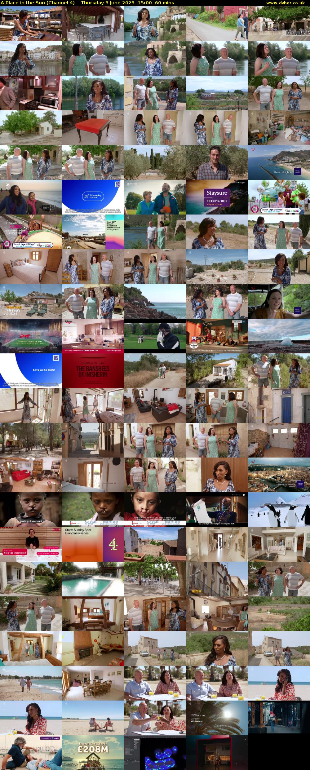 A Place in the Sun (Channel 4) Thursday 5 June 2025 15:00 - 16:00